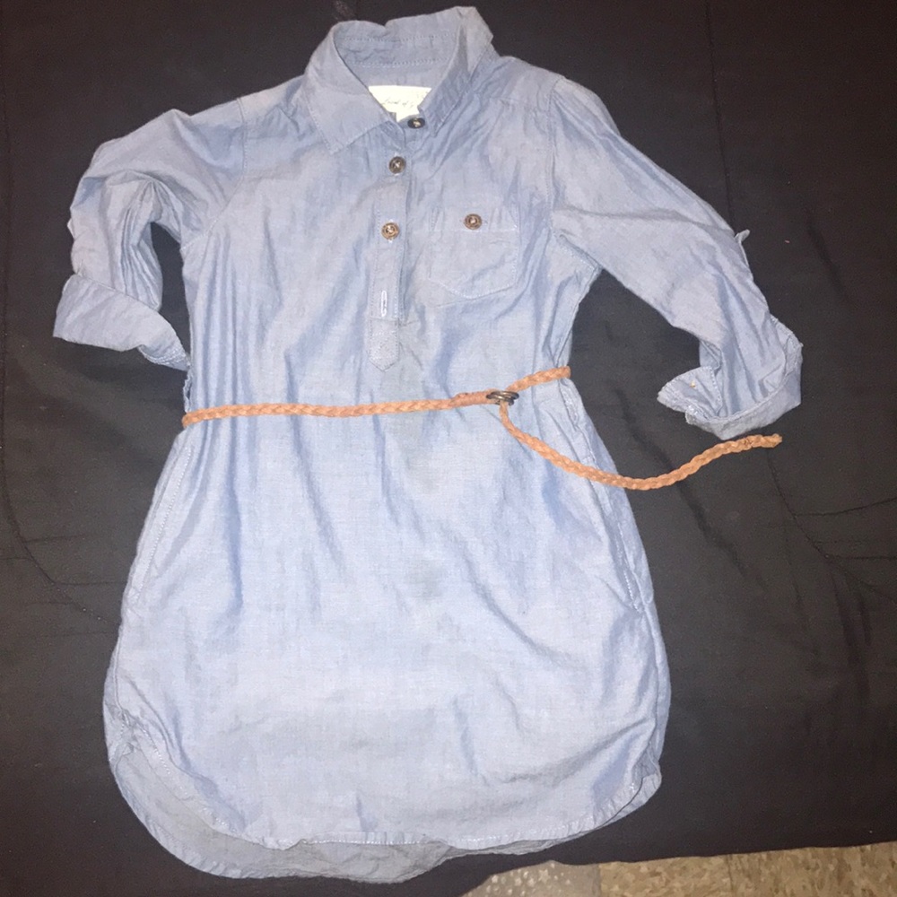 Jean dress for toddler 👗